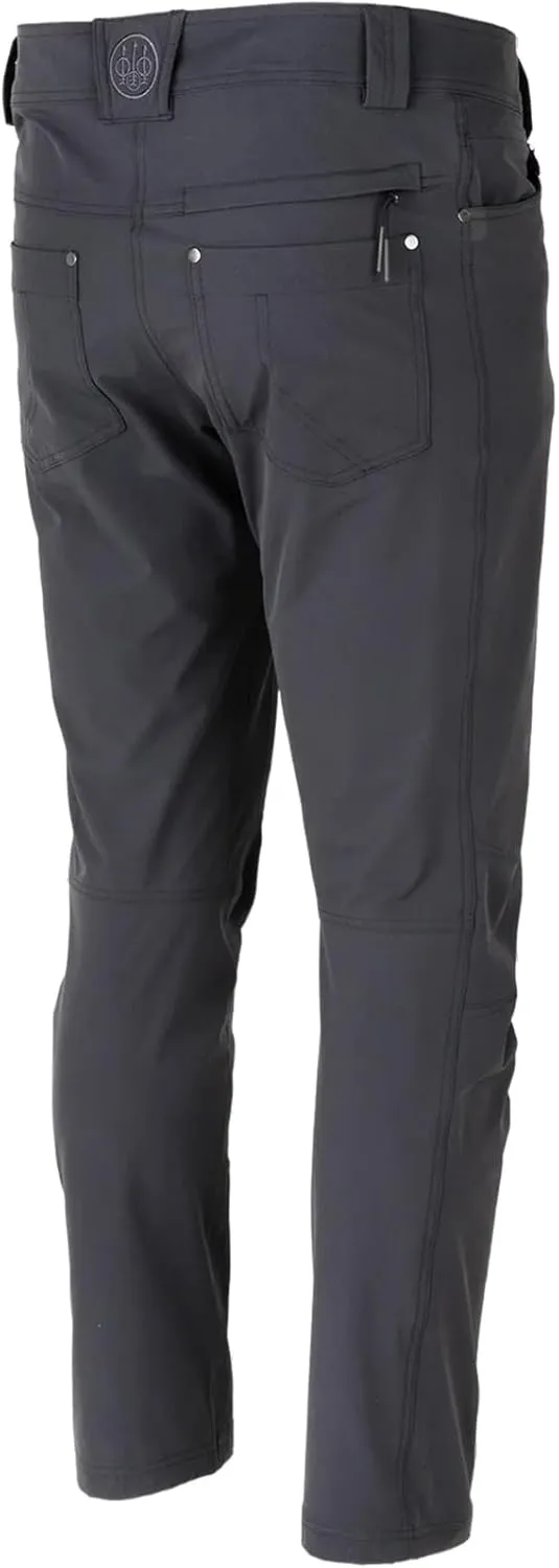 Beretta Men's Gunner Tech Performance Durable 4-Way Stretch Flexible Lightweight Outdoor Active Sports Pants with Pockets