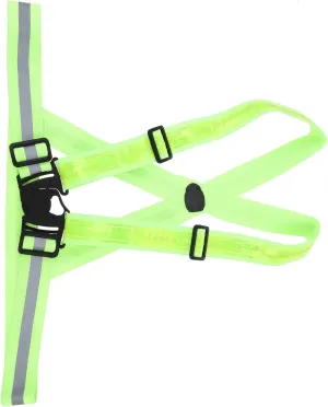 BESPORTBLE 1set Reflective Led Vest for Night Running Adjustable for Men Women Lightweight Practical Outdoor Visibility for Jogging Cycling Walking