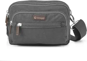 Biaggi Flexmates Convertible Crossbody | Lightweight RFID Blocking Crossbody for Travel, College, Weekend