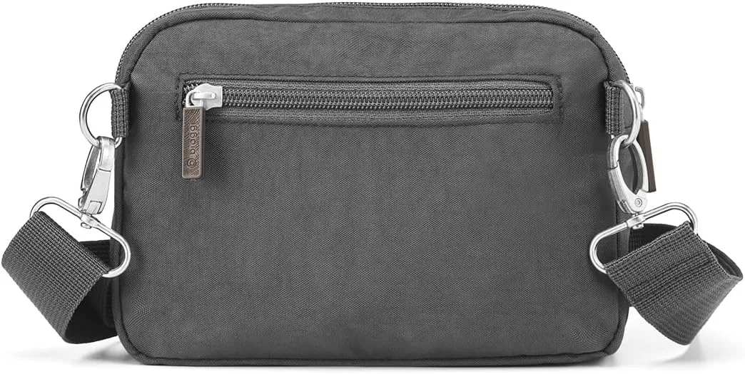 Biaggi Flexmates Convertible Crossbody | Lightweight RFID Blocking Crossbody for Travel, College, Weekend