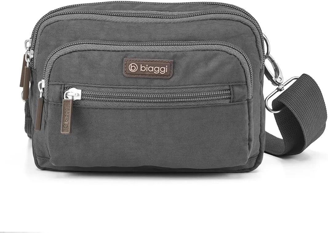 Biaggi Flexmates Convertible Crossbody | Lightweight RFID Blocking Crossbody for Travel, College, Weekend
