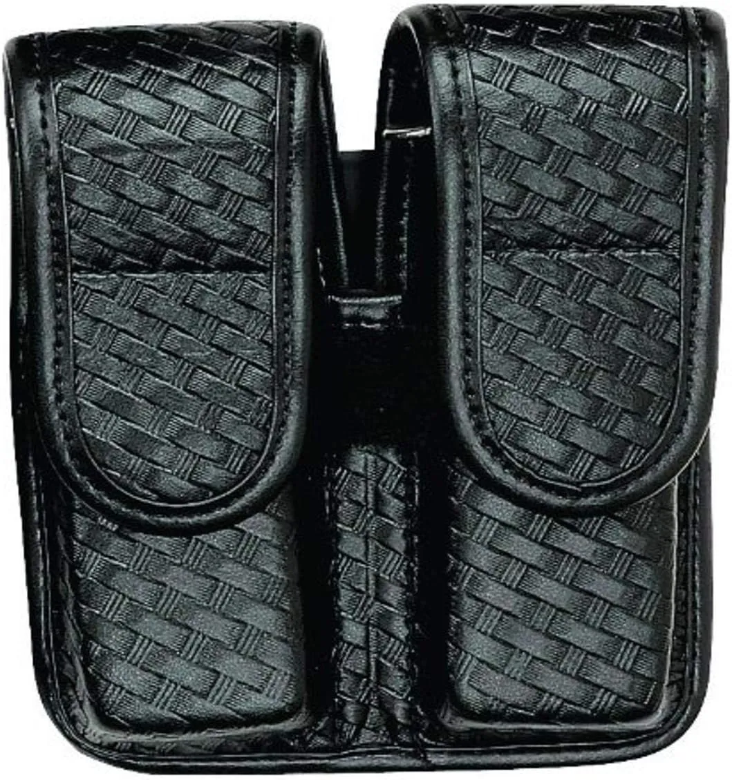 BIANCHI 22083: Double Mag Pouch Bsk Blk-Sz 4 Hidden,Black