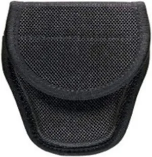 Bianchi Accumold 7300 Covered Black Handcuff Case Hook and Loop Closure (Size 2)