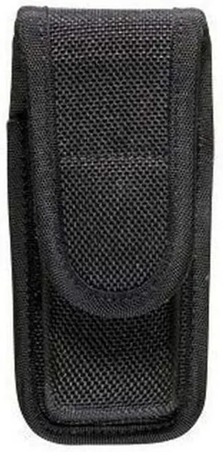 Bianchi Accumold 7303 Black Single Magazine Pouch (Size 1 Stacked Hidden Snap)