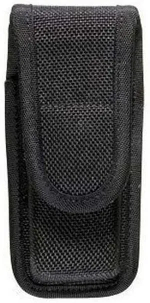 Bianchi Accumold 7303 Black Single Magazine Pouch (Size 1 Stacked Hidden Snap)
