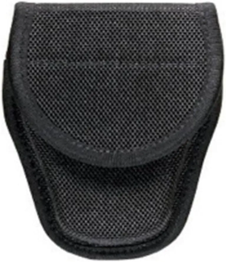 Bianchi Accumold Handcuff Case - Black, AccuMold Tri-Laminate, Ballistic Weave, Coptex Lining