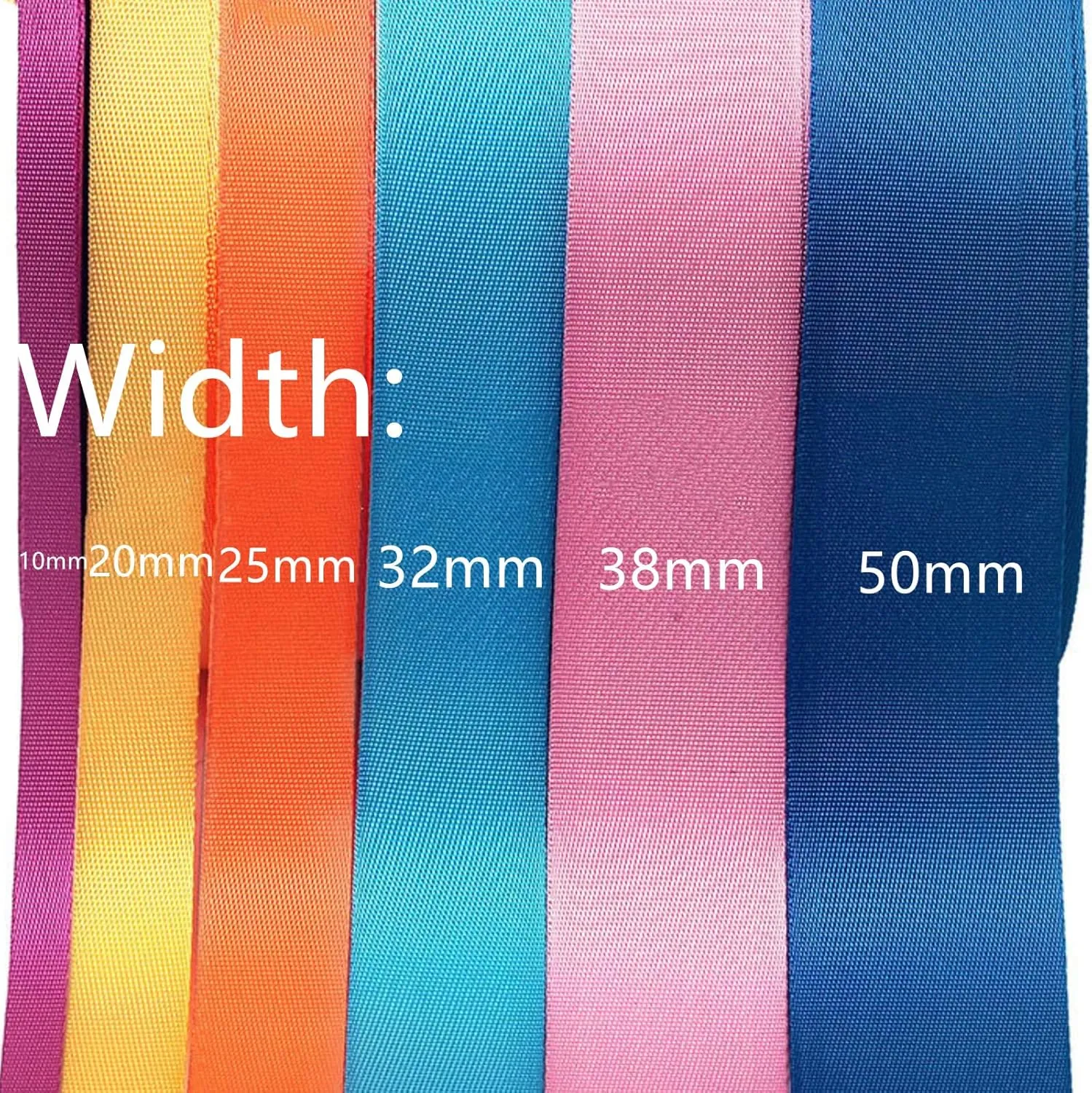 Bias Binding Tape for Sewing，Cotton Tape, Woven Cotton Tape Sewing Tape, Webbing Strap Nylon Webbing,Upholstery Webbing Straps for Bags Belt DIY Craft(Army Green,25MM x 10Yards)