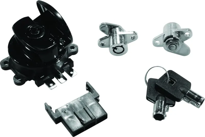 Bikers Choice 483293 99-13 Road King with Hard Bags Black Saddlebag Lock Kit