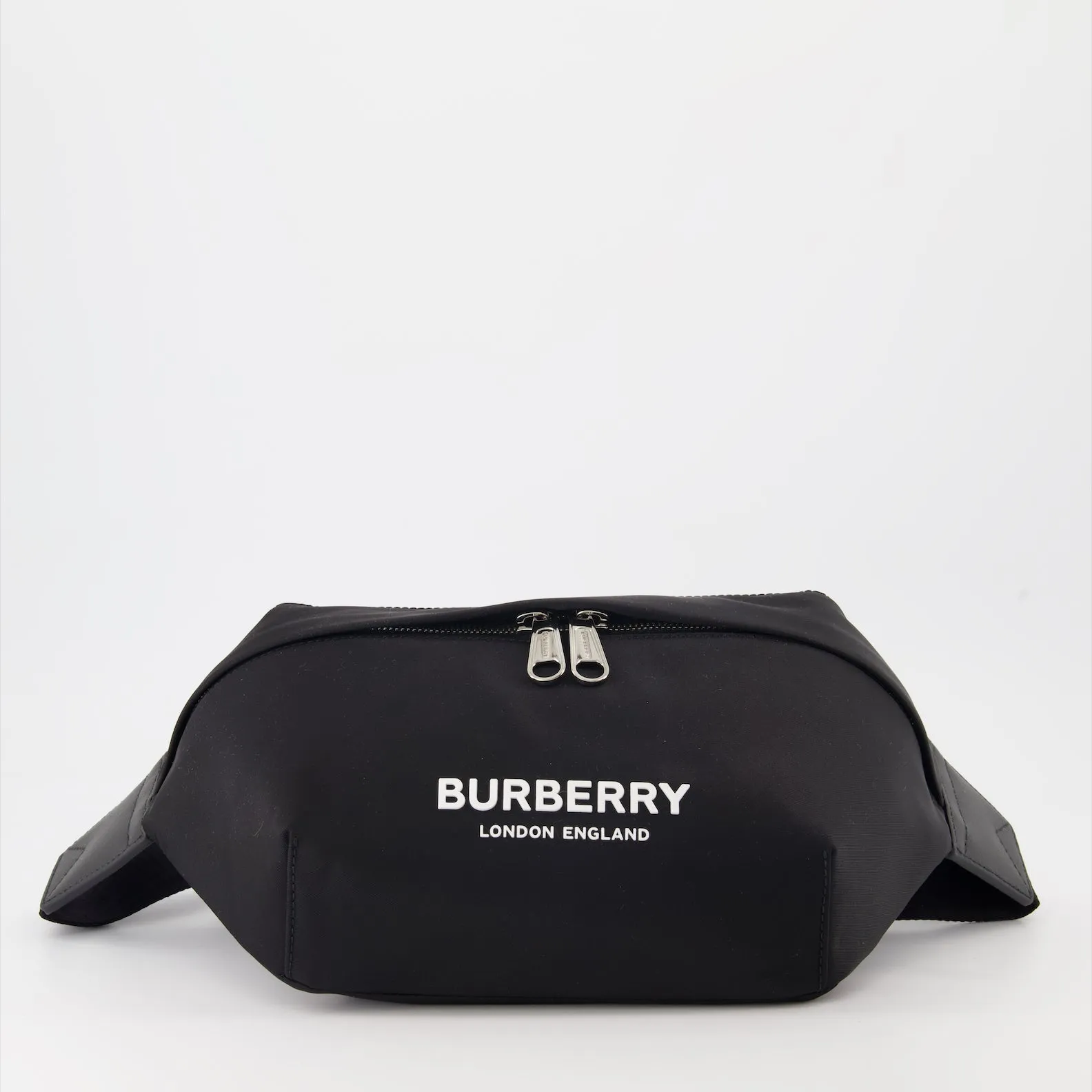 Black Nylon Waist Bag