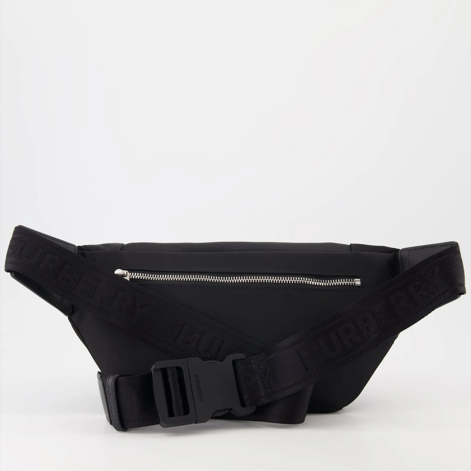 Black Nylon Waist Bag