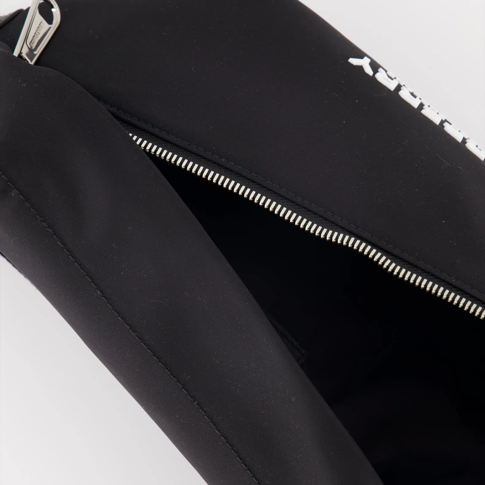 Black Nylon Waist Bag