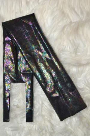Black Scales Tail Bag Iridescent