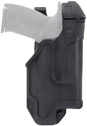 Blackhawk!, Epoch Level 3 Light Bearing Duty Holster, Sig Sauer P250 and P320, Matte Black, Left Hand