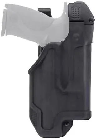 Blackhawk!, Epoch Level 3 Light Bearing Duty Holster, Sig Sauer P250 and P320, Matte Black, Left Hand