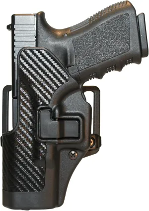 BLACKHAWK SERPA® CQC® Concealment Holster with Carbon-Fiber Finish , Size 2, Black