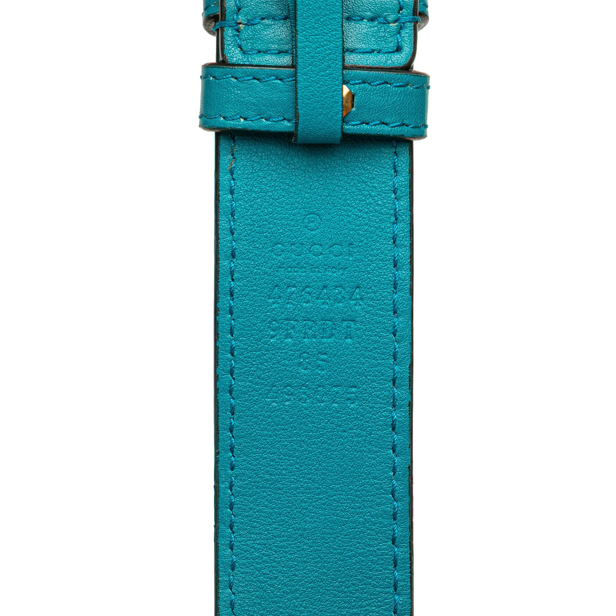 Blue Gucci GG Marmont Velvet Matelasse Belt Bag