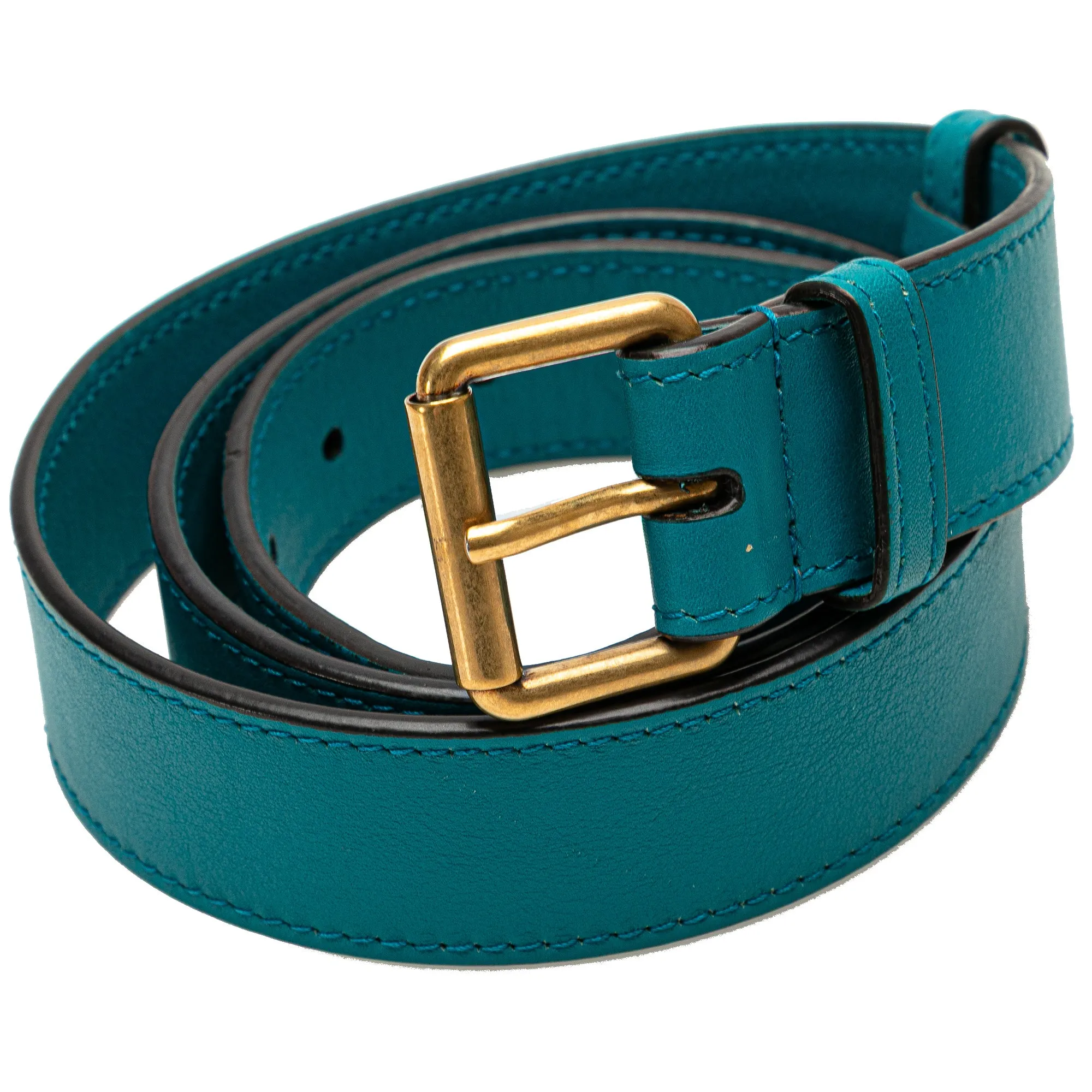Blue Gucci GG Marmont Velvet Matelasse Belt Bag