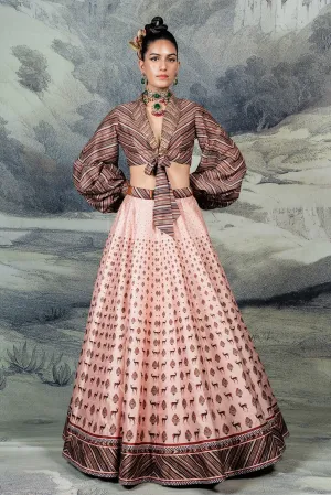 Blush Pink Skirt Set | CHAR