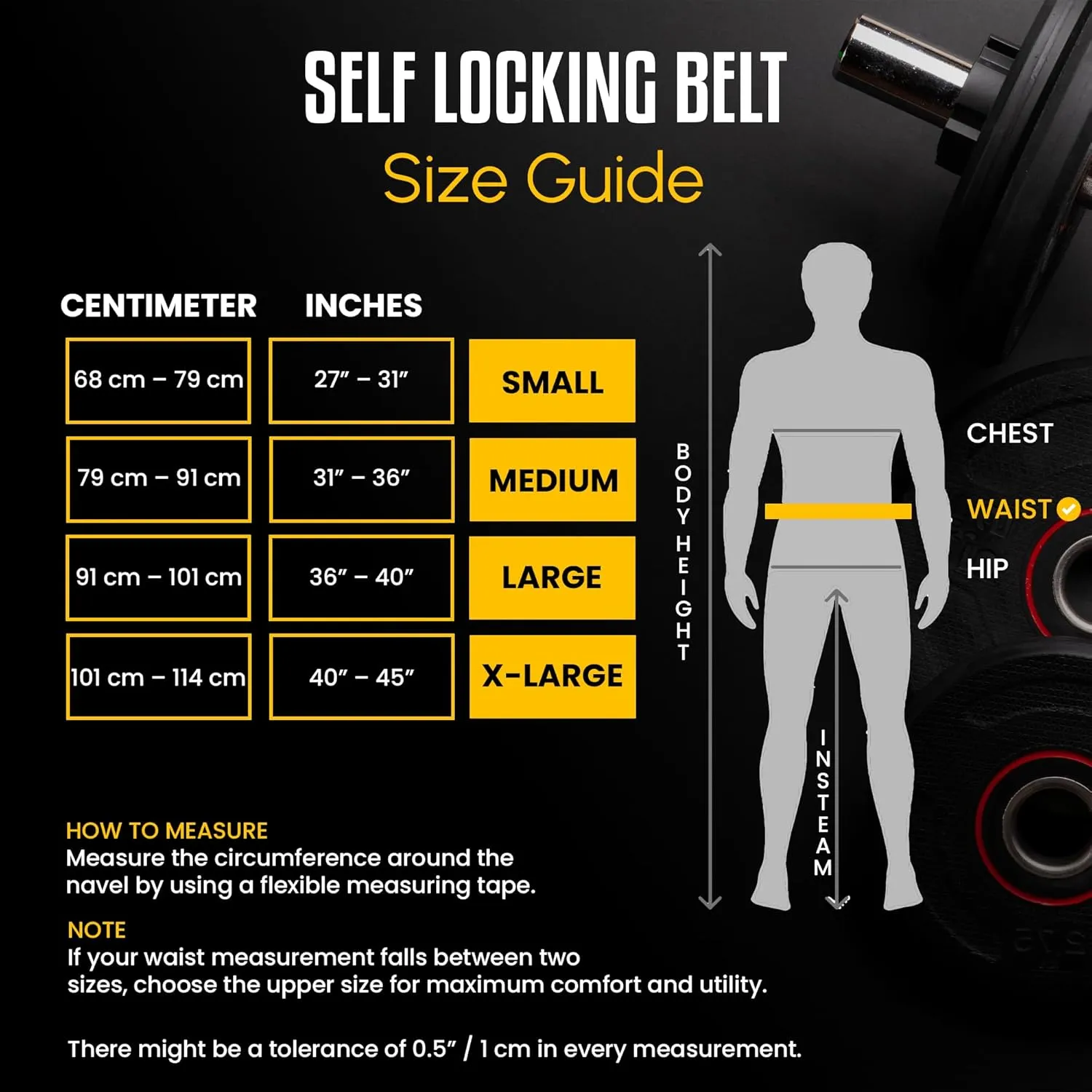 Body Reapers Weight Lifting Belt For Men & Women; Auto Lock Metal Buckle Deadlift Belt & Workout Belt For Men, Adjustable Gym Belt, Weightlifting Belt for Powerlifting, Squats, & Training