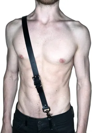 Bondage Harness Man Sword Belt Gothic Chest Lingerie Leather Vest Body Strap