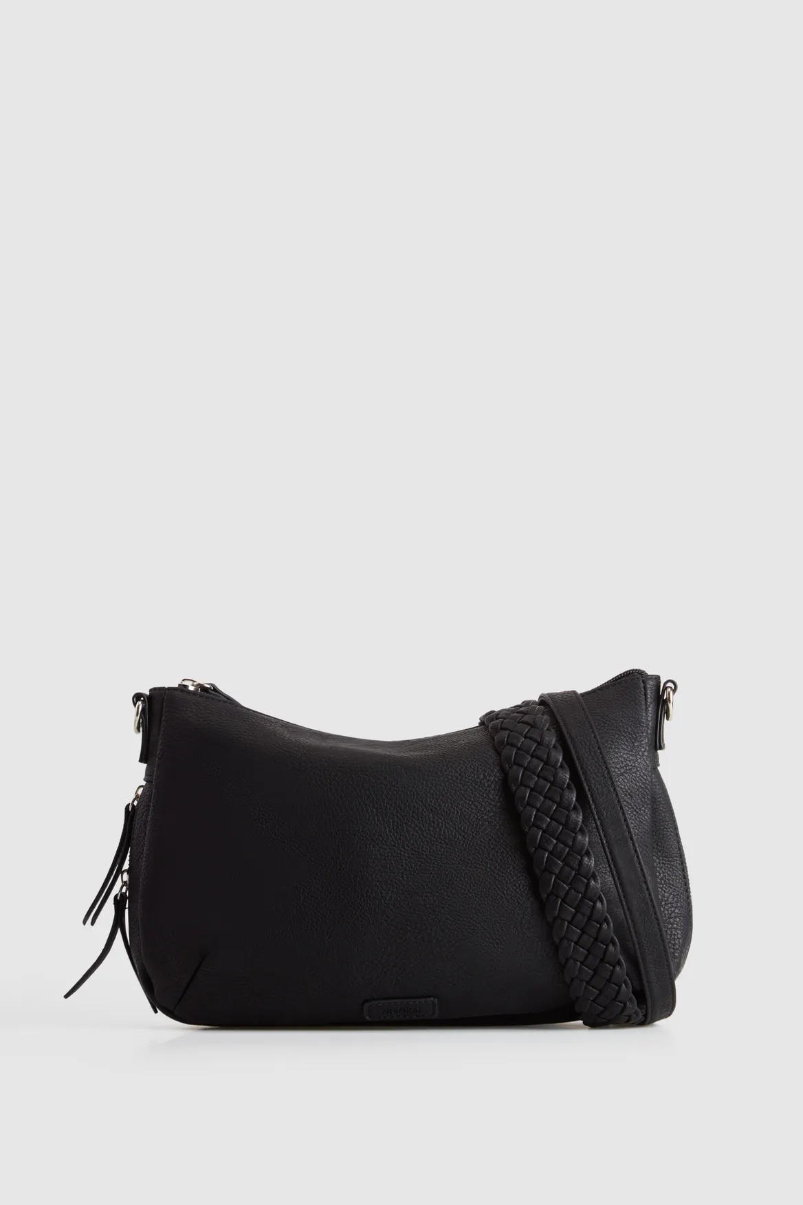 Braided Strap Crossbody Bag