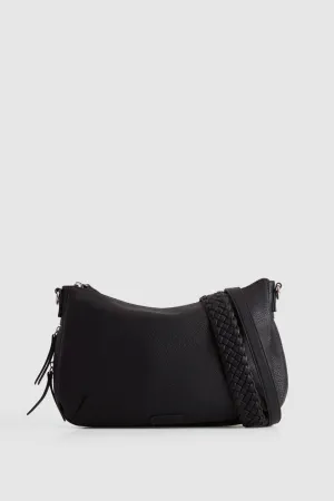 Braided Strap Crossbody Bag