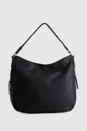 Braided Strap Hobo Bag