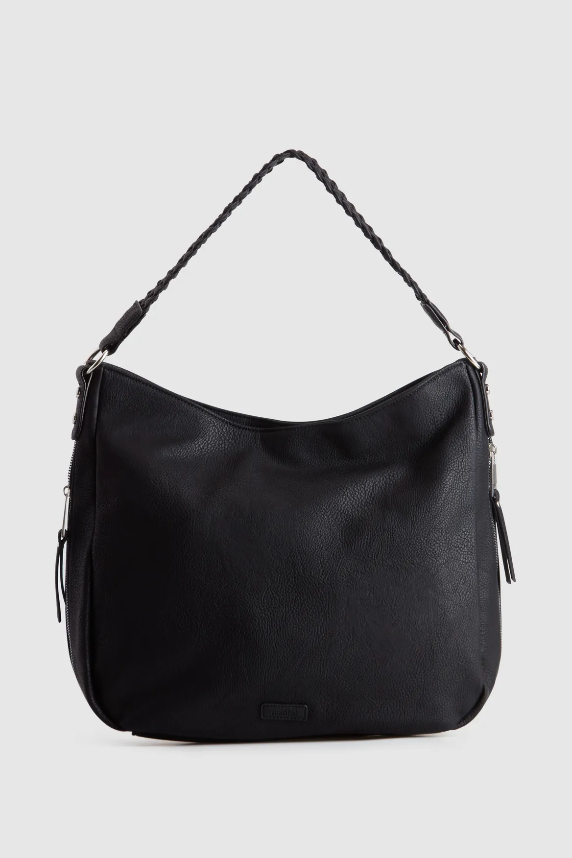 Braided Strap Hobo Bag