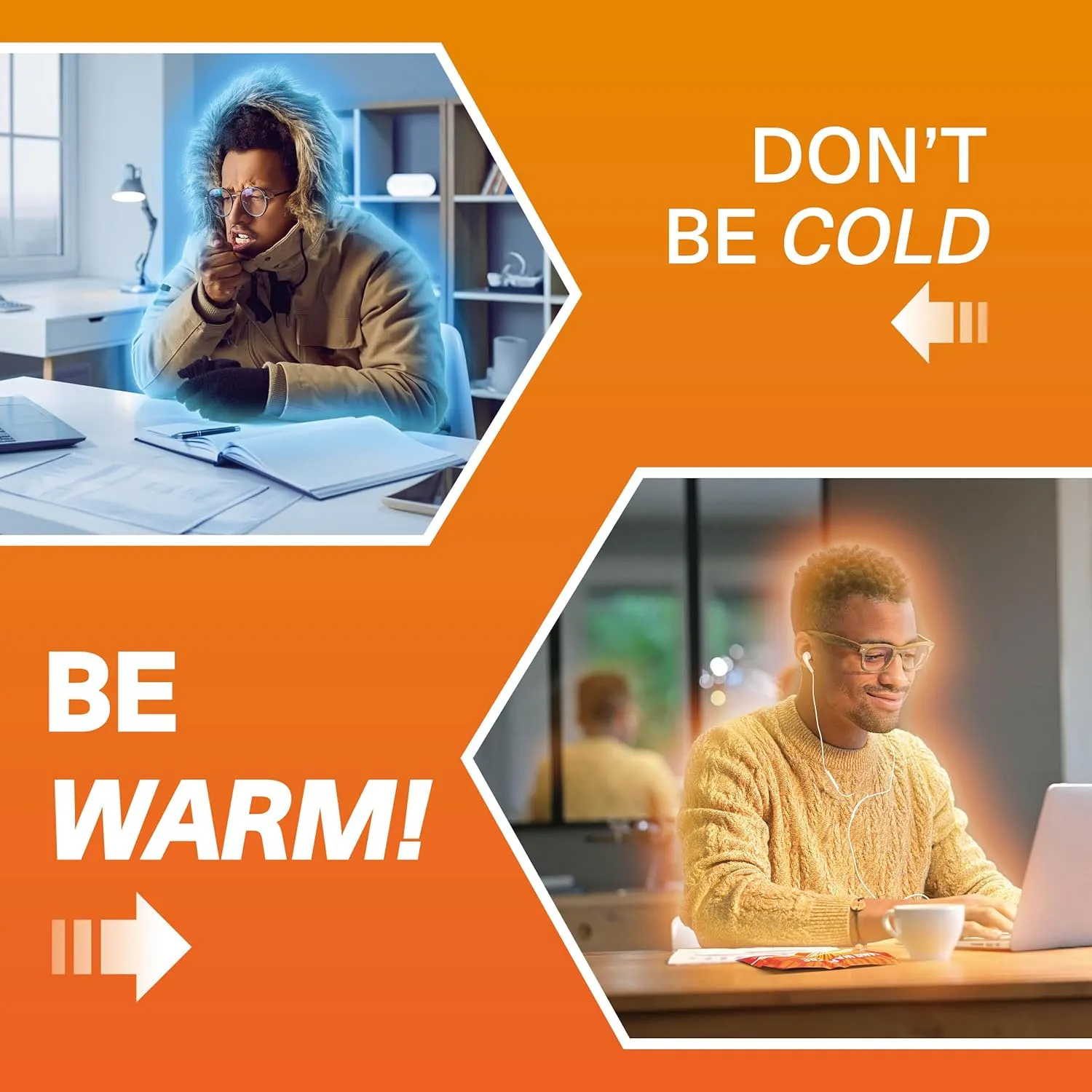 Bramble Hand Warmers Disposable Bulk Up to 10 Hours of Heat for Cold Weather, Ski, Camping & Outdoor Activities | Air Activated Instant Heat Packs for Body, Feet, Adult & Kids
