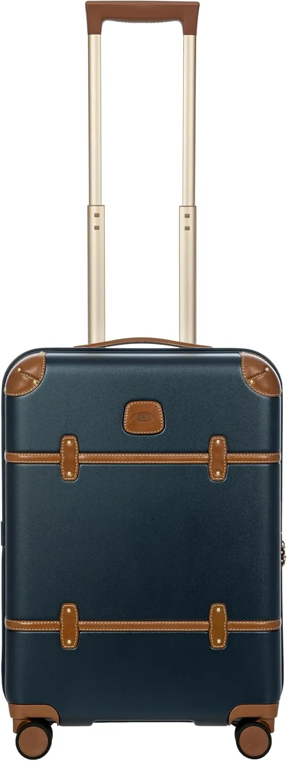 Bric's Bellagio Spinner Trunk - 21"- Luxury Bags for Women and Men - TSA Approved Luggage - Blue