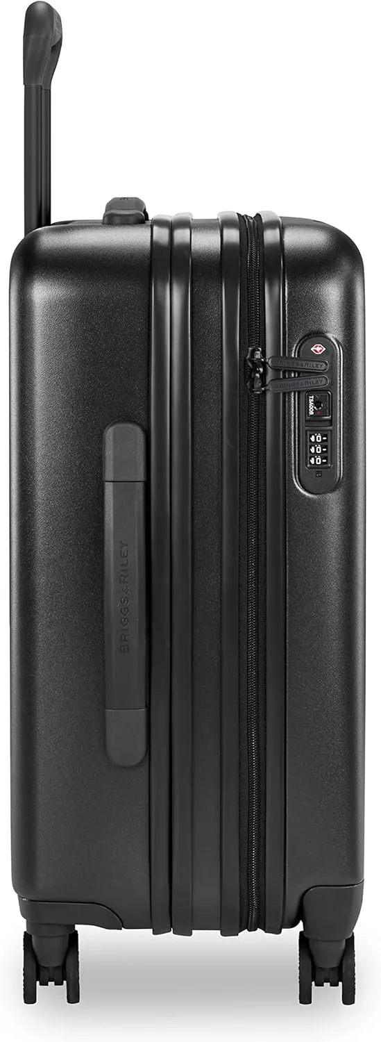 Briggs & Riley Sympatico Hardside International Spinner Luggage, Matte Black, 21-Inch Carry-On