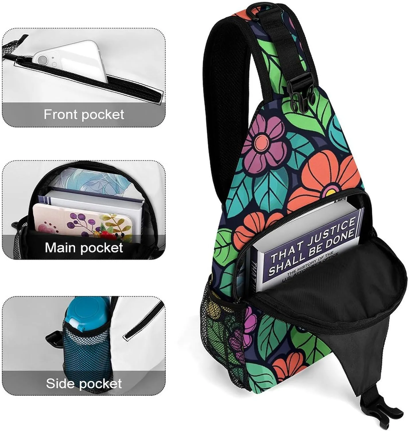 Bright Light Yellow Sling Bag Crossbody Bags Cross Body Bag Fanny Packs Chest Bags Sling Purses for Travel