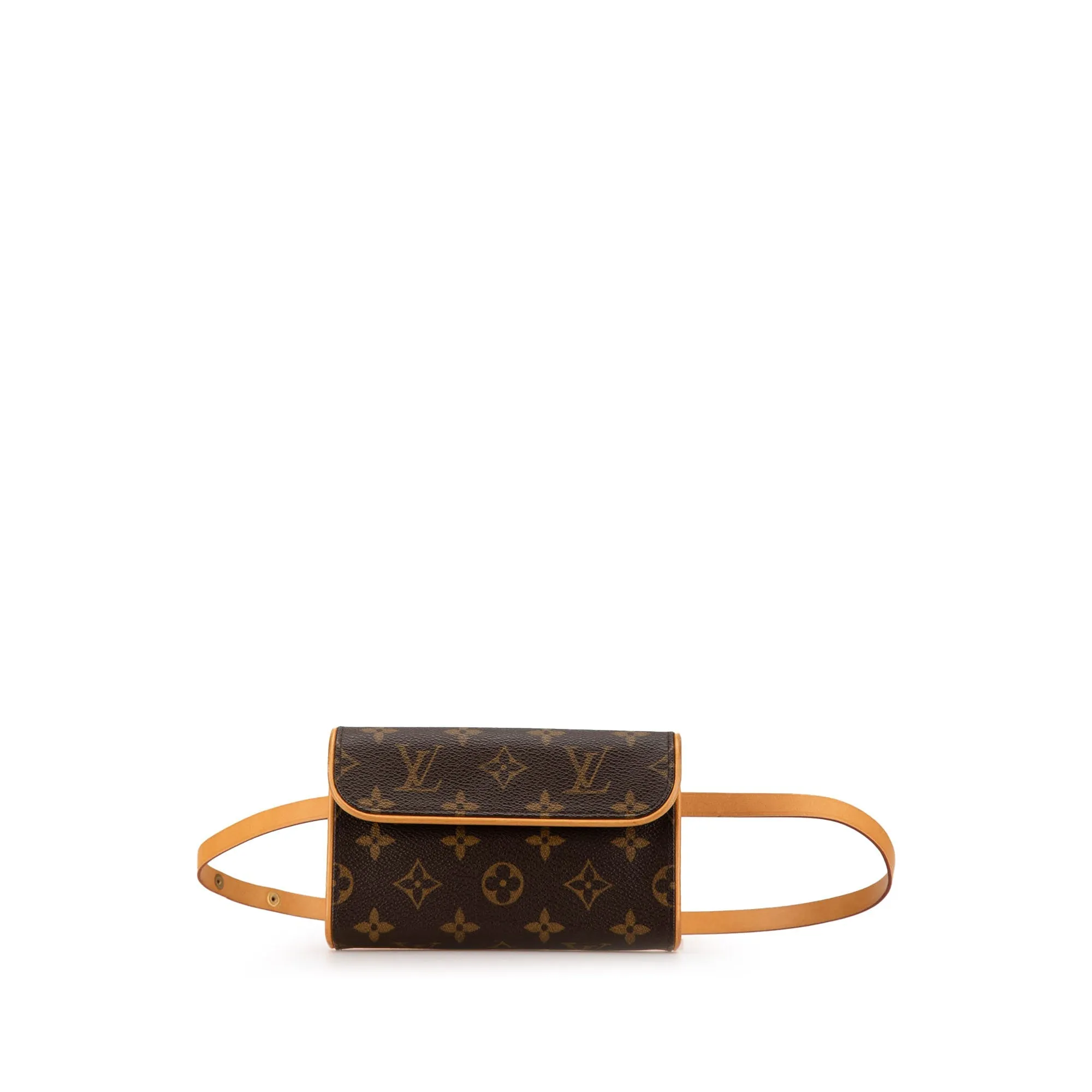 Brown Louis Vuitton Monogram Pochette Florentine Belt Bag