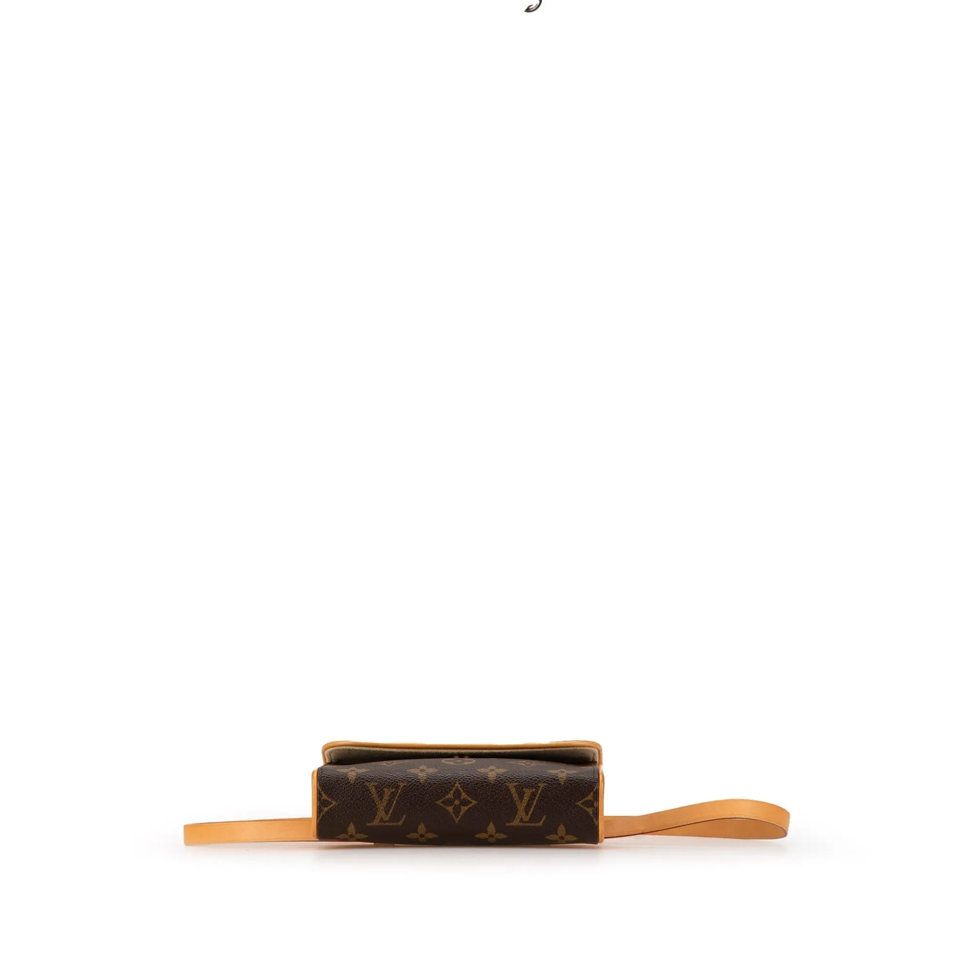 Brown Louis Vuitton Monogram Pochette Florentine Belt Bag
