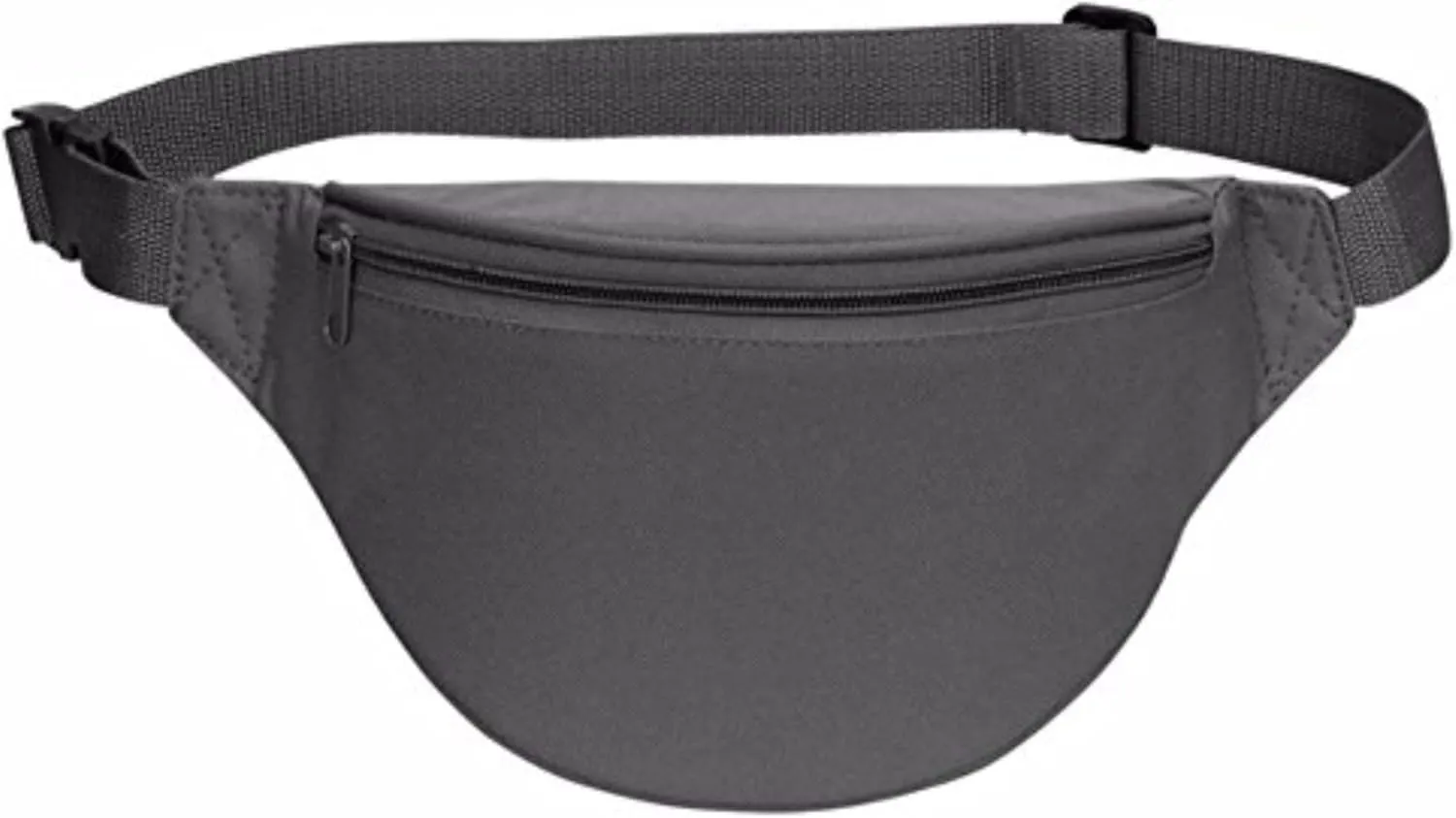 BuyAgain Fanny Pack, Unisex 2 Zipper Quick Release Buckle Travel Sport Running Waist Fanny Pack For Women Men
