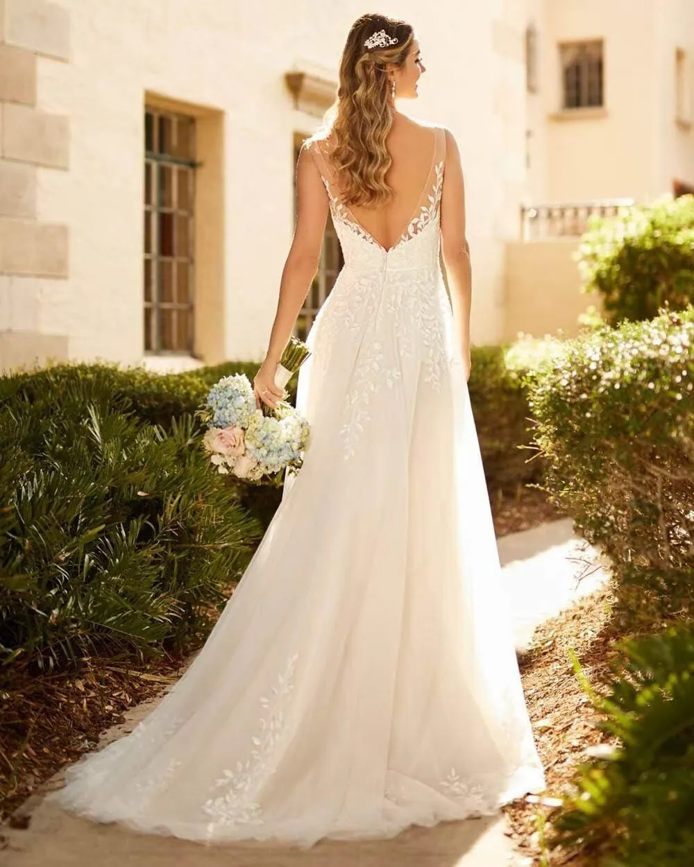 Cadoly Modest Long Sleeve Wedding Dresses for Bride 2025 Fall Women's Ball Gown A-lineTulle Lace Applique Bridal Gown