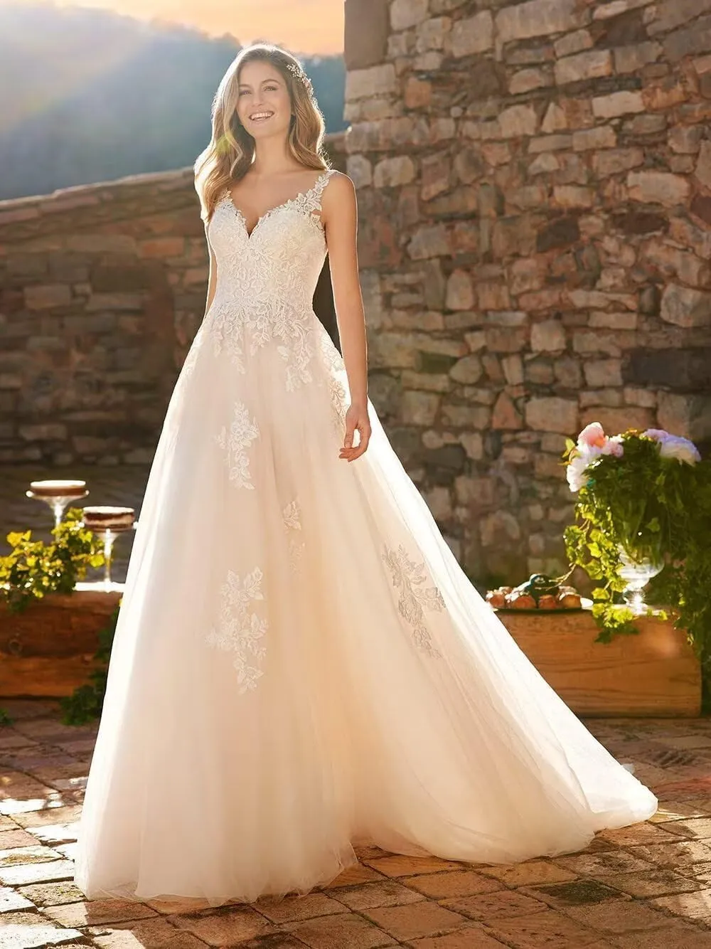 Cadoly Modest Long Sleeve Wedding Dresses for Bride 2025 Fall Women's Ball Gown A-lineTulle Lace Applique Bridal Gown