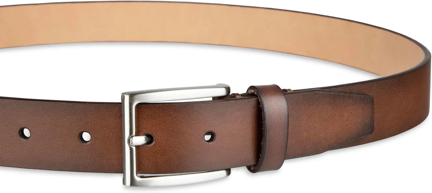 Calvin Klein Men's Modern Dress Minimalist Belt with Classic Harness Buckle
