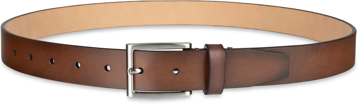 Calvin Klein Men's Modern Dress Minimalist Belt with Classic Harness Buckle