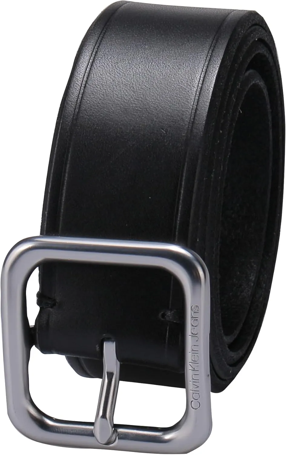 Calvin Klein Women's Square Buckle Classic Fashion Belt for Jeans, Trousers and Dresses