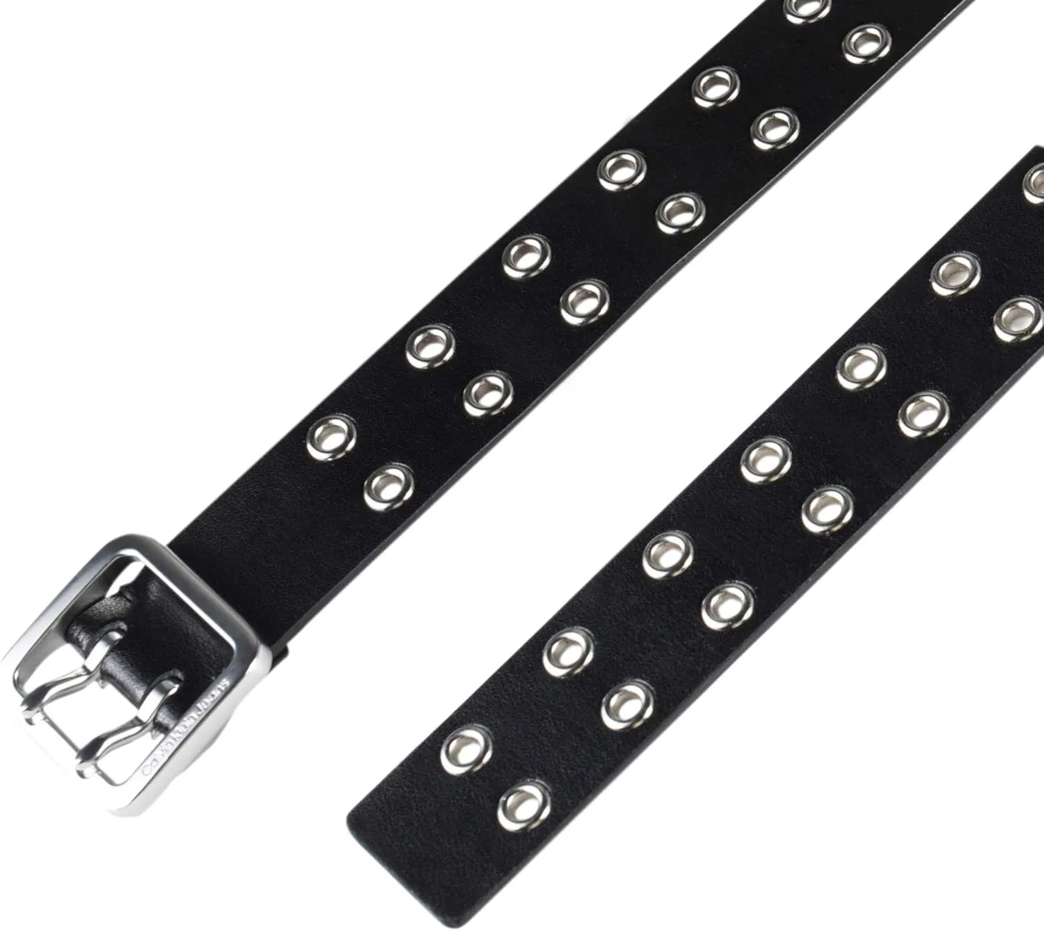 Calvin Klein Women's Square Buckle Classic Fashion Belt for Jeans, Trousers and Dresses