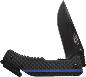 Camillus Thin Blue LINE / 7.75" Overall / 3.25" Blade/CARBONITRIDE Titanium™