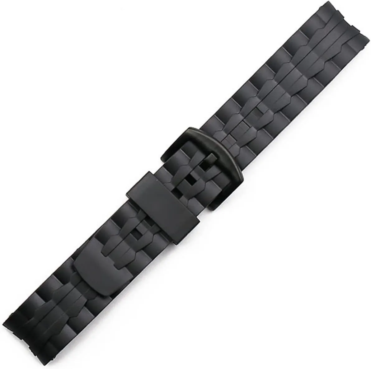 CAREG Rubber Strap Men's Pin Buckle Watch Accessories 22mm Compatible With Casio CASIO EF-550 Sports Waterproof Silicone Strap Women Watch Band Durable