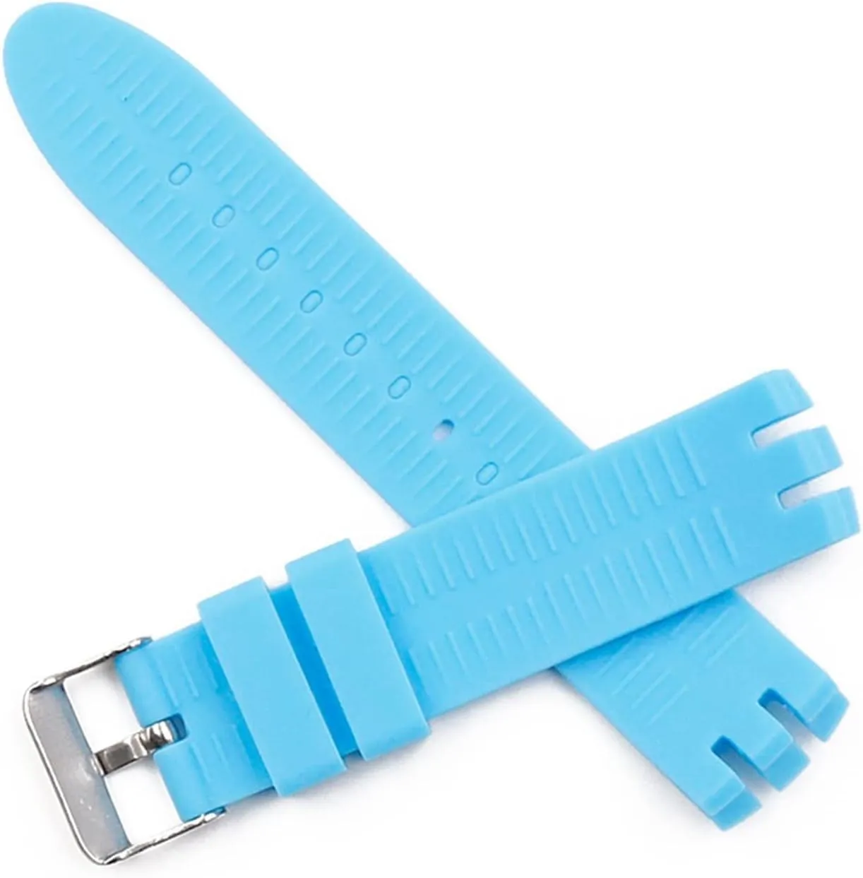 CAREG Watch Accessories Pin Buckle Silicone Strap Women Suitable Compatible With Swatch YTS401 402 409 713 YTB400 Rubber Strap Men Watch Band Durable