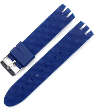 CAREG Watch Accessories Pin Buckle Silicone Strap Women Suitable Compatible With Swatch YTS401 402 409 713 YTB400 Rubber Strap Men Watch Band Durable