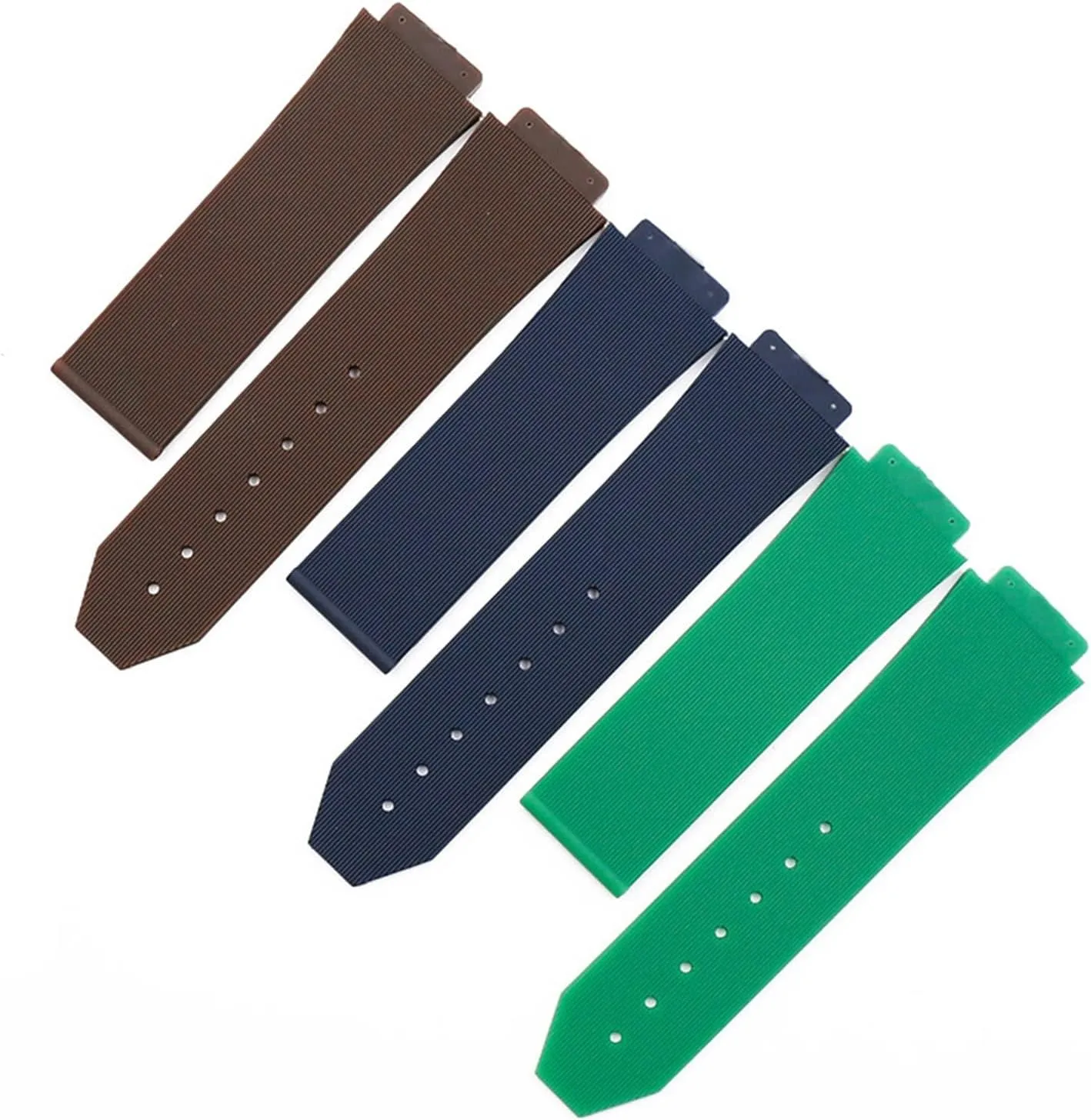CAREG Watch Accessories Rubber Strap Men Suitable Compatible With Hublot Big Series Silicone Strap Female Waterproof Watch Band Durable