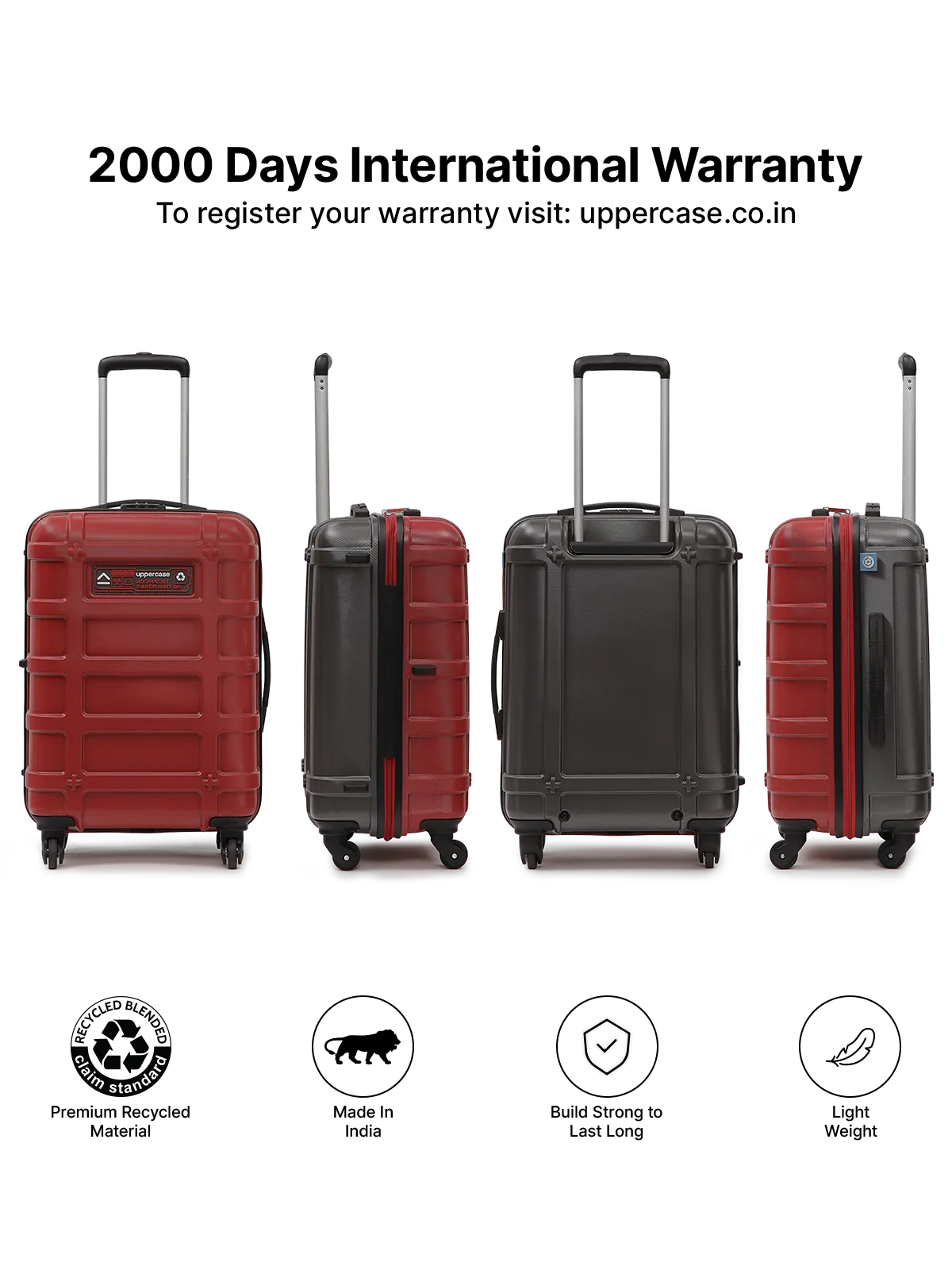 Cargo Red Set of 2 (S M) Trolley