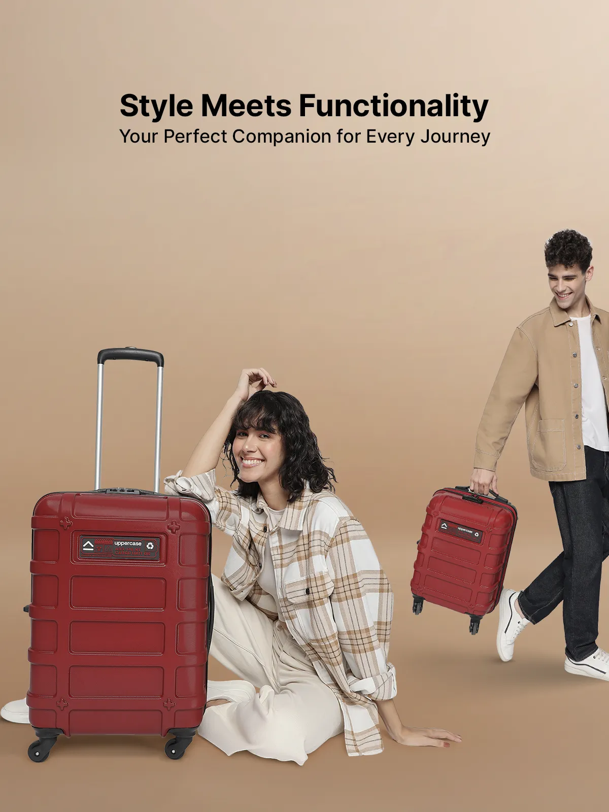 Cargo Red Set of 2 (S M) Trolley