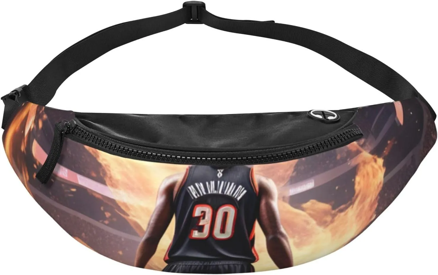 Casual Basketball Printed Fanny Pack,Crossbody Fanny packs for women Men Waist Bag for Running Travel