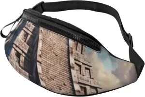 Casual Mayan Calendar End of The World Printed Fanny Pack,Crossbody Fanny packs for women Men Waist Bag for Running Travel